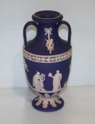 Wedgwood Blue Jasperware Vase