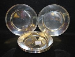 Set of Eight Lord Sanbrook International Sterling Plates