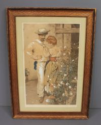 Ettore Tito Venezia Print with Touchup Paint Lithograph