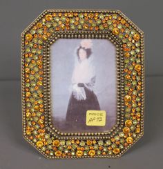 Edgar Berebi Limited Edition Frame with Austrian Crystals, 24k Gold Plated