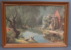 Print of Two Boys Fishing