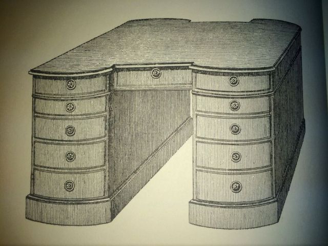 Hepplewhite Library Table