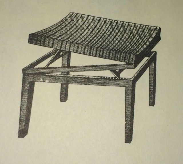 Hepplewhite Gouty Stool