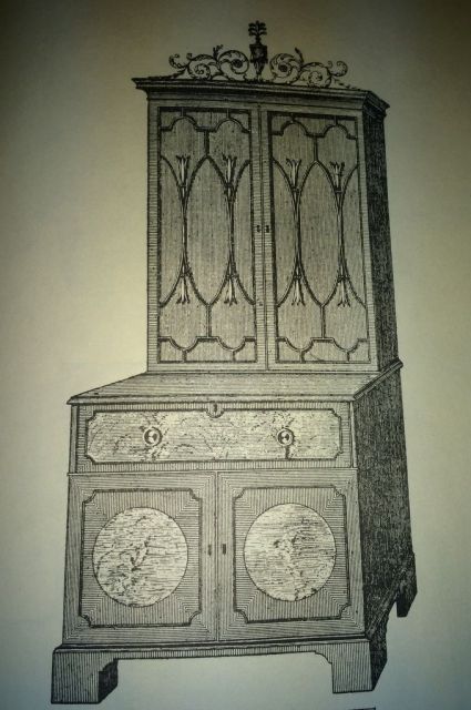 Hepplewhite Secretary and Bookcase