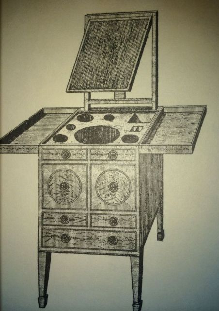 Hepplewhite Shaving Table