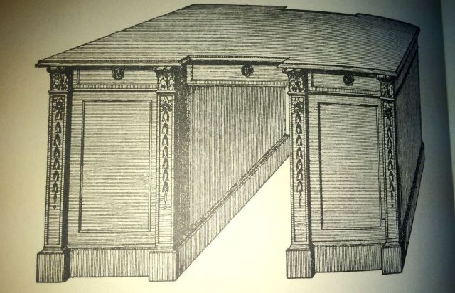 Hepplewhite Library Table
