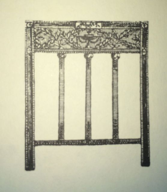 Hepplewhite Chair Back