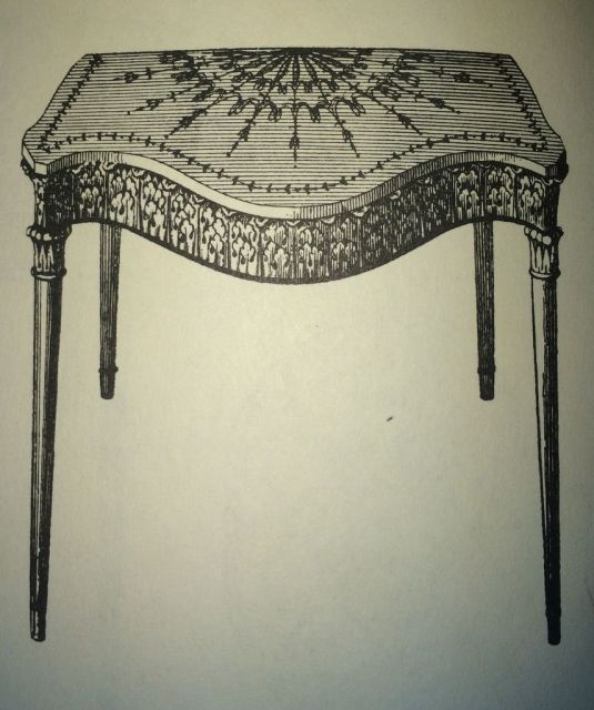 Hepplewhite Pier Table