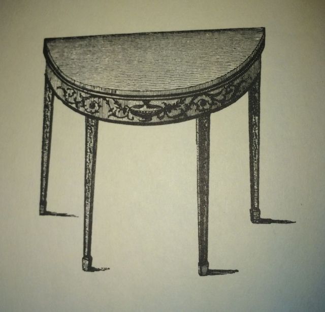 Hepplewhite Card Table