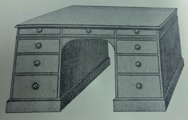 Hepplewhite Library Table