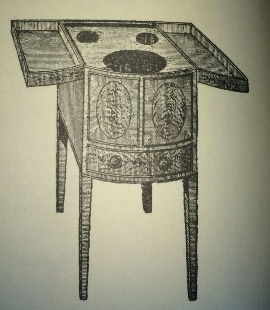 Hepplewhite Bidet Shaving Table