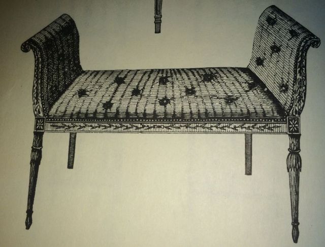 Hepplewhite Window Seat