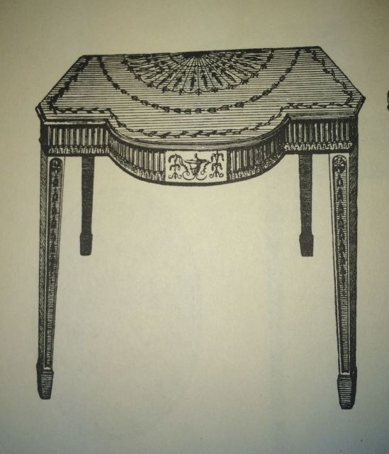 Hepplewhite Pier Table