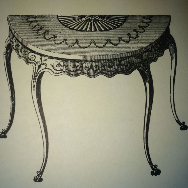 Hepplewhite Pier Table