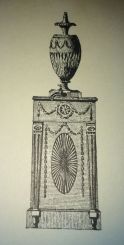 Hepplewhite Pedestal and Vase