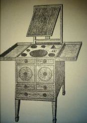 Hepplewhite Shaving Table