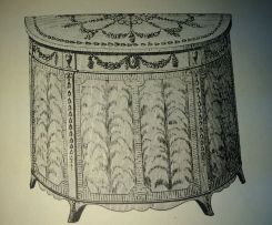 Hepplewhite Dressing Drawer and Commode