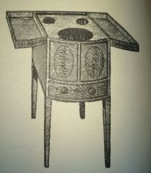 Hepplewhite Bidet Shaving Table