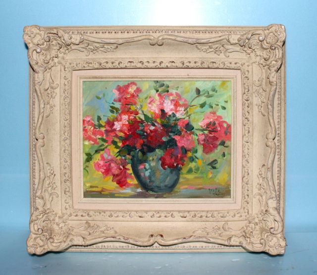 Floral Painting in Frame