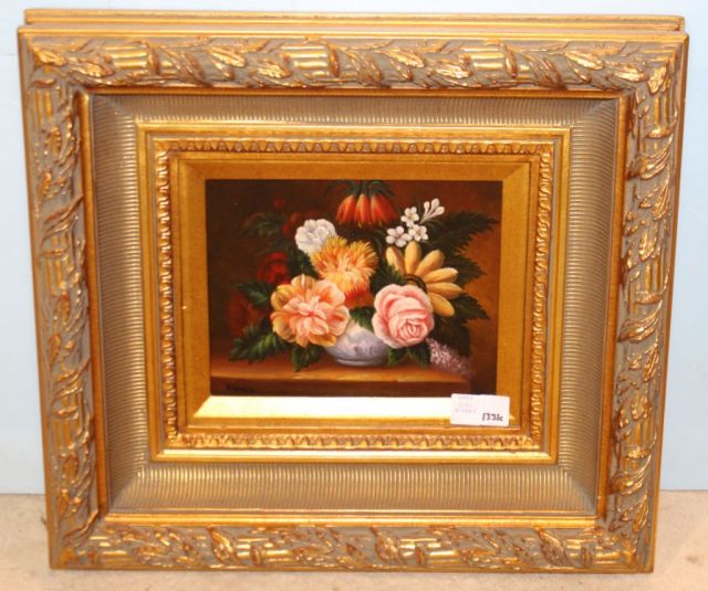 Oil Painting on Canvas of Flowers