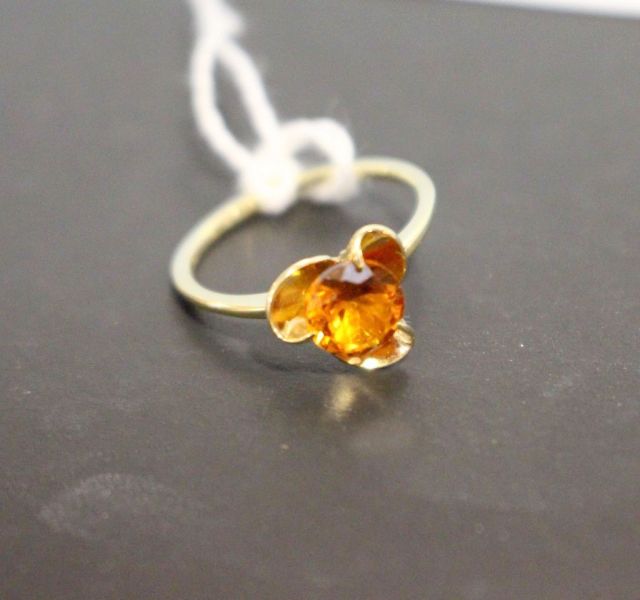 Ladies Synthetic Topaz Ring