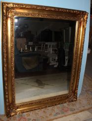 Large Gold Leaf Mirror