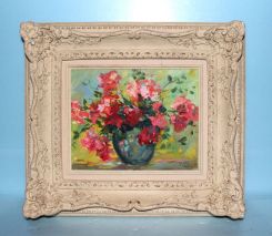 Floral Painting in Frame