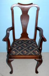 Reproduction Queen Ann Arm Chair