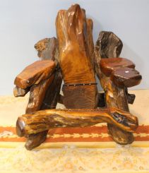 Red Wood Chair