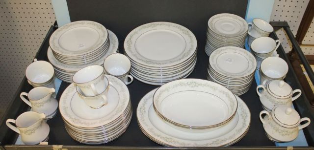 Set of "Donegal" Noritake China and Stemware