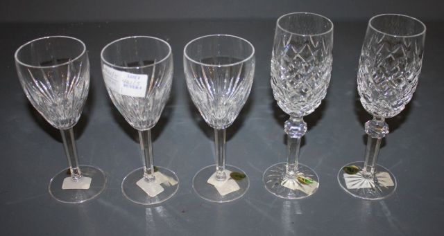 Five Waterford Glasses