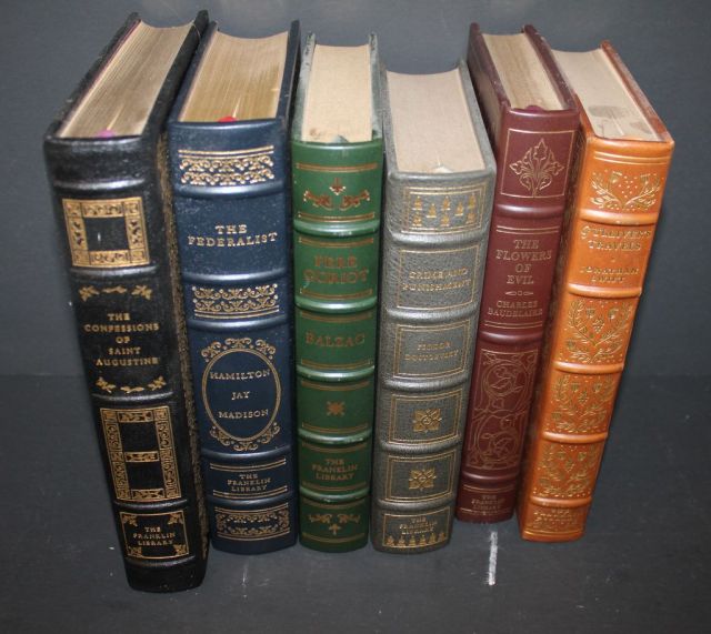Six Franklin Mint Decorative Books