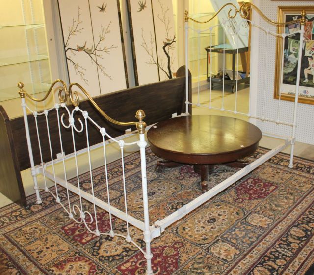 Brass and Iron Bed