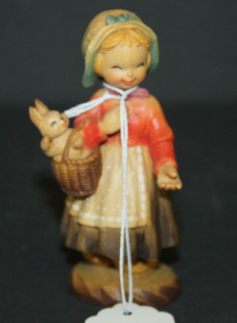 Carved Figurine by Anri "Welcome"