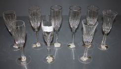 Nine Waterford Glasses