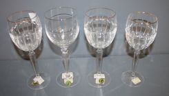 Four Waterford Glasses
