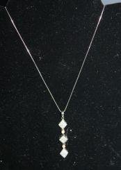 Real Gold and Diamond Necklace