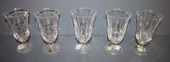 Five Waterford Glasses