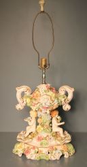 Vintage Capidomonte Style Lamp