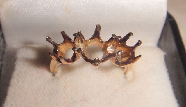 14K Gold Ring Setting