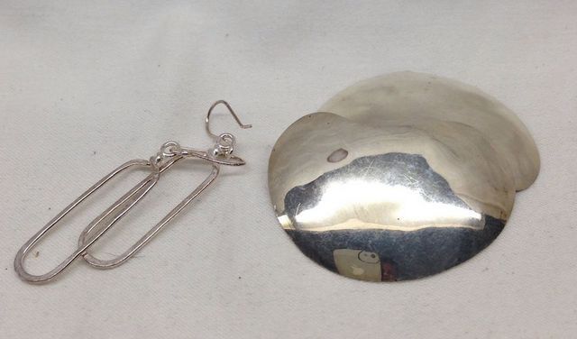 Two Pairs of Sterling Silver Lady's Earrings