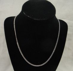 Sterling Silver Ladies Fancy Assorted Chain; .36 OZT