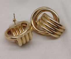 Pair of 10K Hoop Earrings