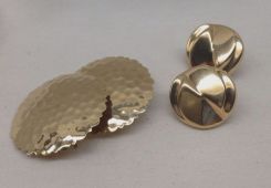 Two Pairs of Lady's Gold Earrings