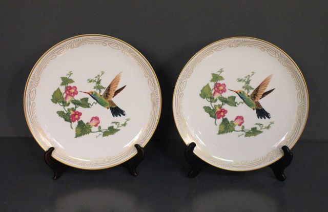 Pair of Boehm Plates "Broadbilled Hummingbird"