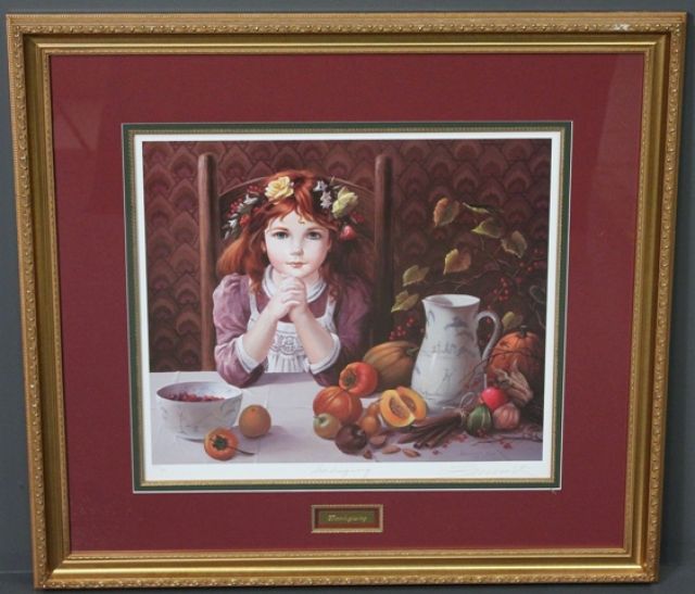 "Thanksgiving" by Bannister, print