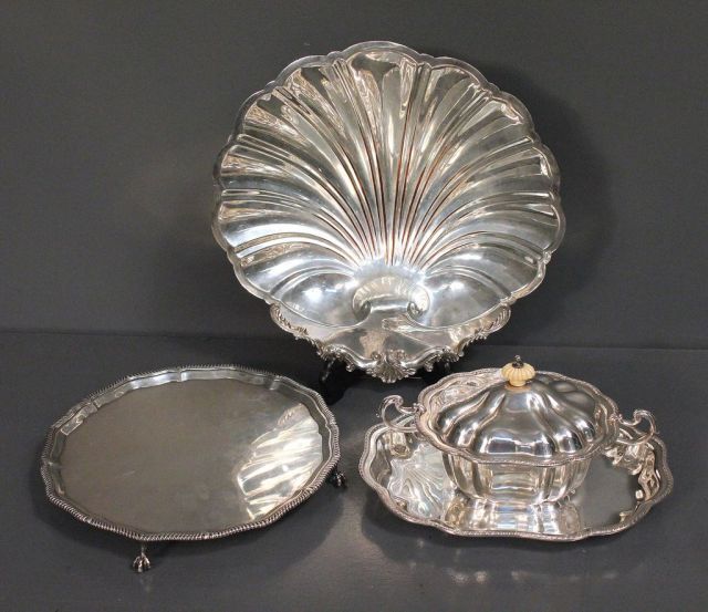 Three Silverplate Pieces