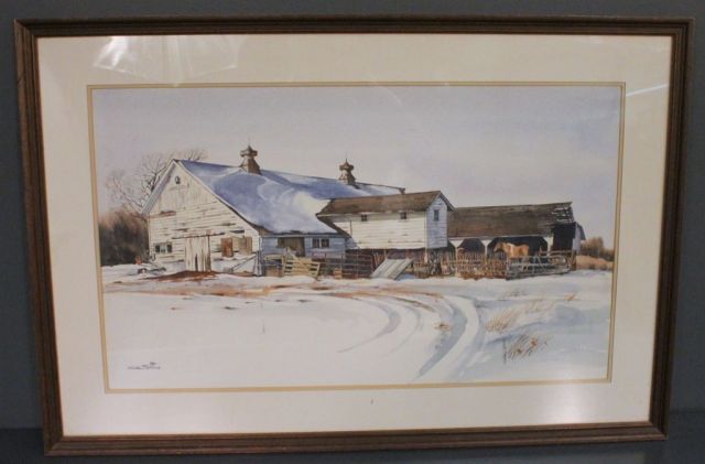 "Chardon Farms" Watercolor
