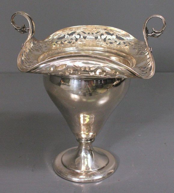 Meridian International Silverplate Vase