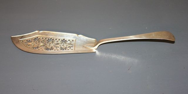 Sterling Pierced Fish Server